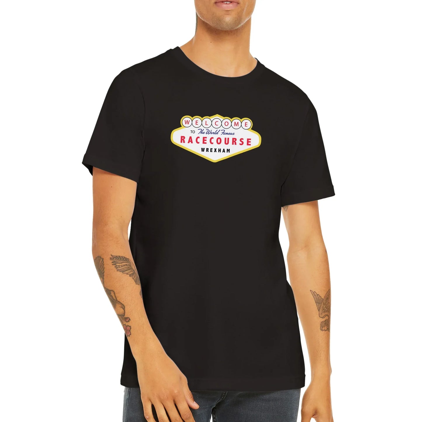 Welcome to the World Famous Racecourse Tee - Wrexham USA - Wrexham USA