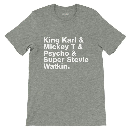 King Karl & Mickey T & Psycho & Super Stevie Watkin #FabFour T-shirt - Wrexham USA