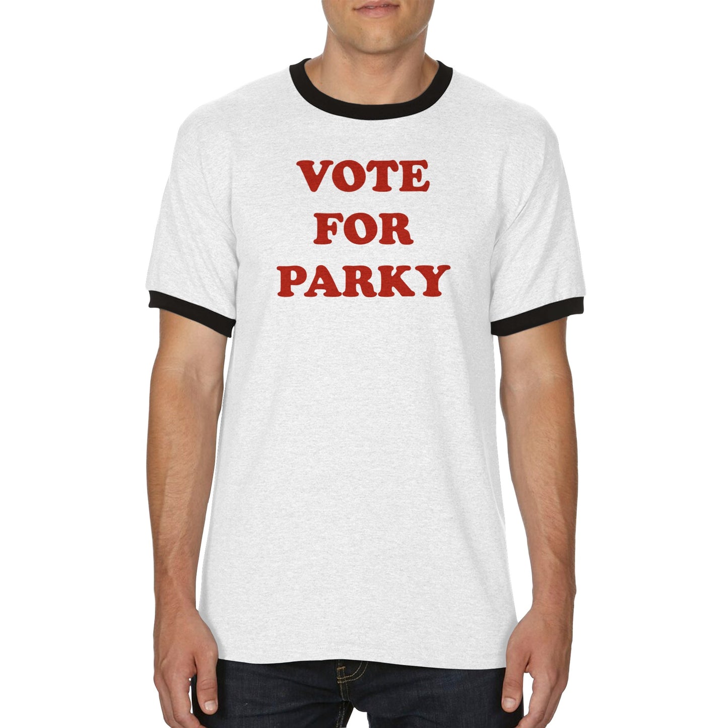Classic 'Vote for Parky' Ringer T-shirt