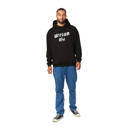 Wrexham USA Punk Style Premium Unisex Hoodie - Wrexham USA