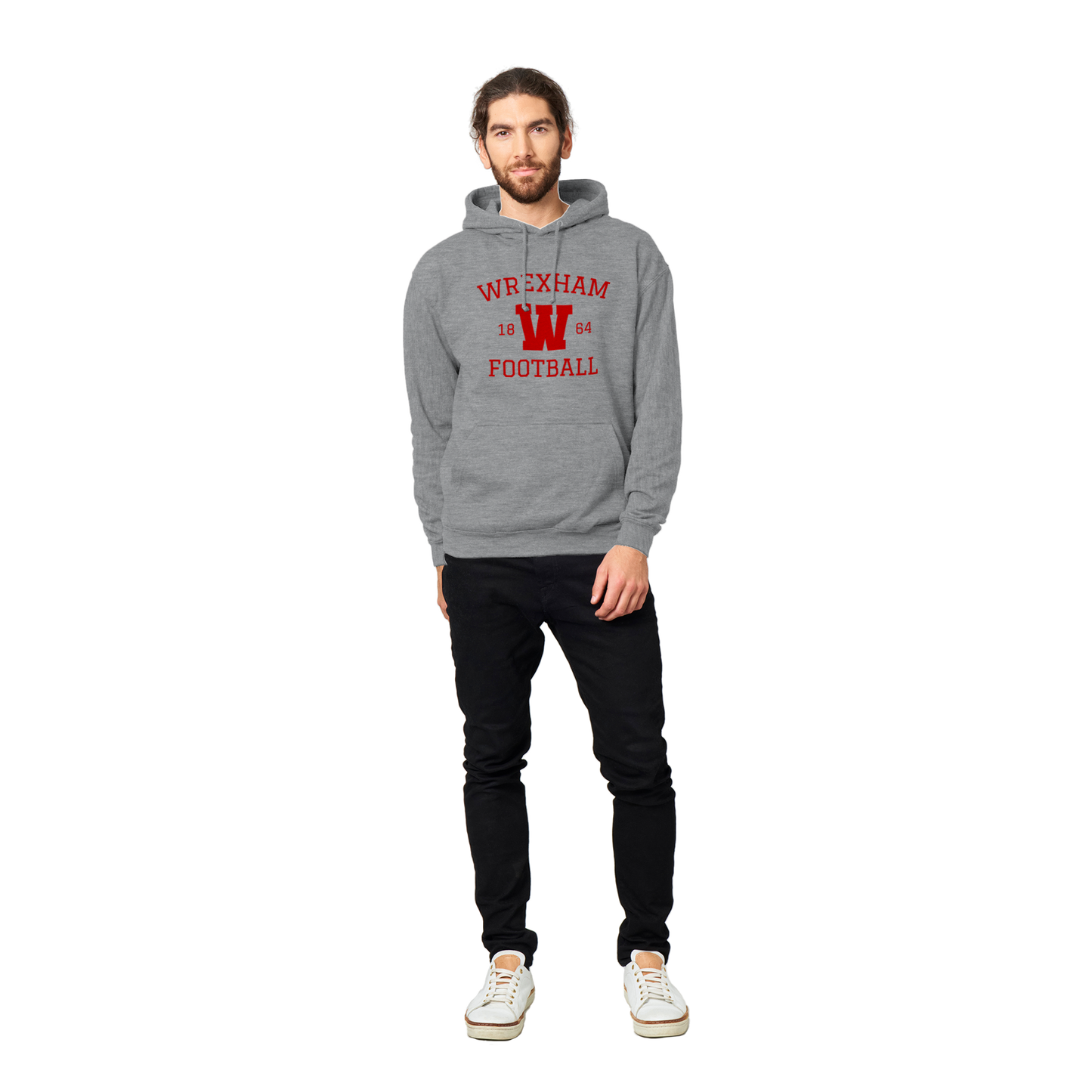 Collegiate "Wrexham Football" Style Premium Unisex Hoodie