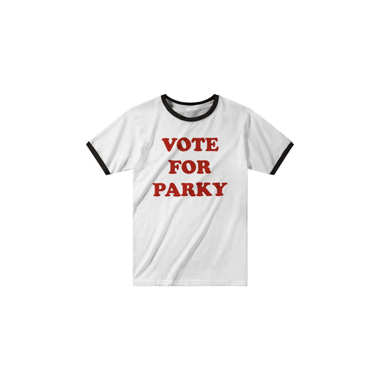 Classic 'Vote for Parky' Ringer T-shirt