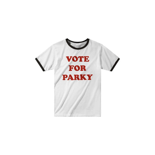 Classic 'Vote for Parky' Ringer T-shirt - Wrexham USA