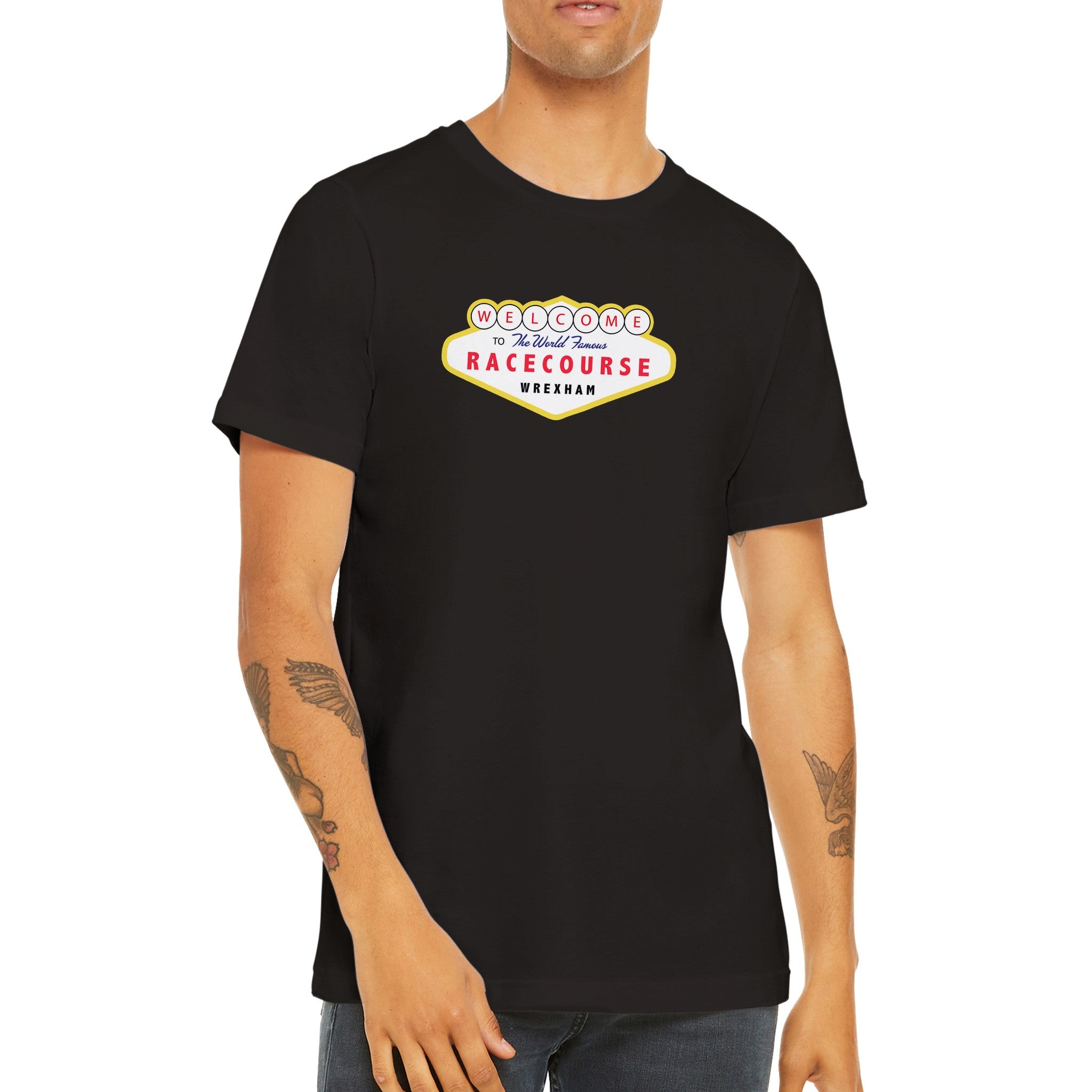 Welcome to the World Famous Racecourse Tee - Wrexham USA