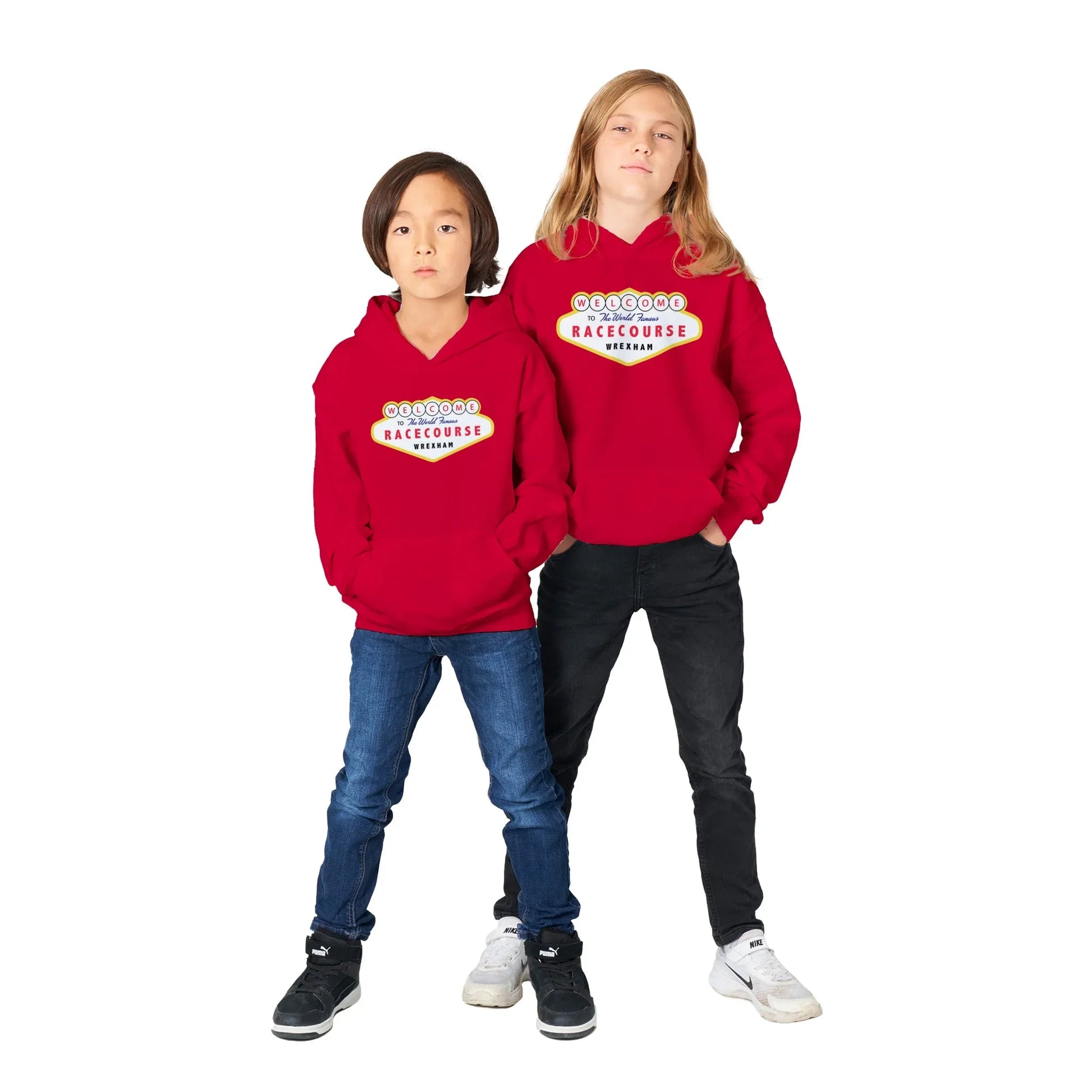 World Famous Racecourse - Classic Kids Pullover Hoodie - Wrexham USA