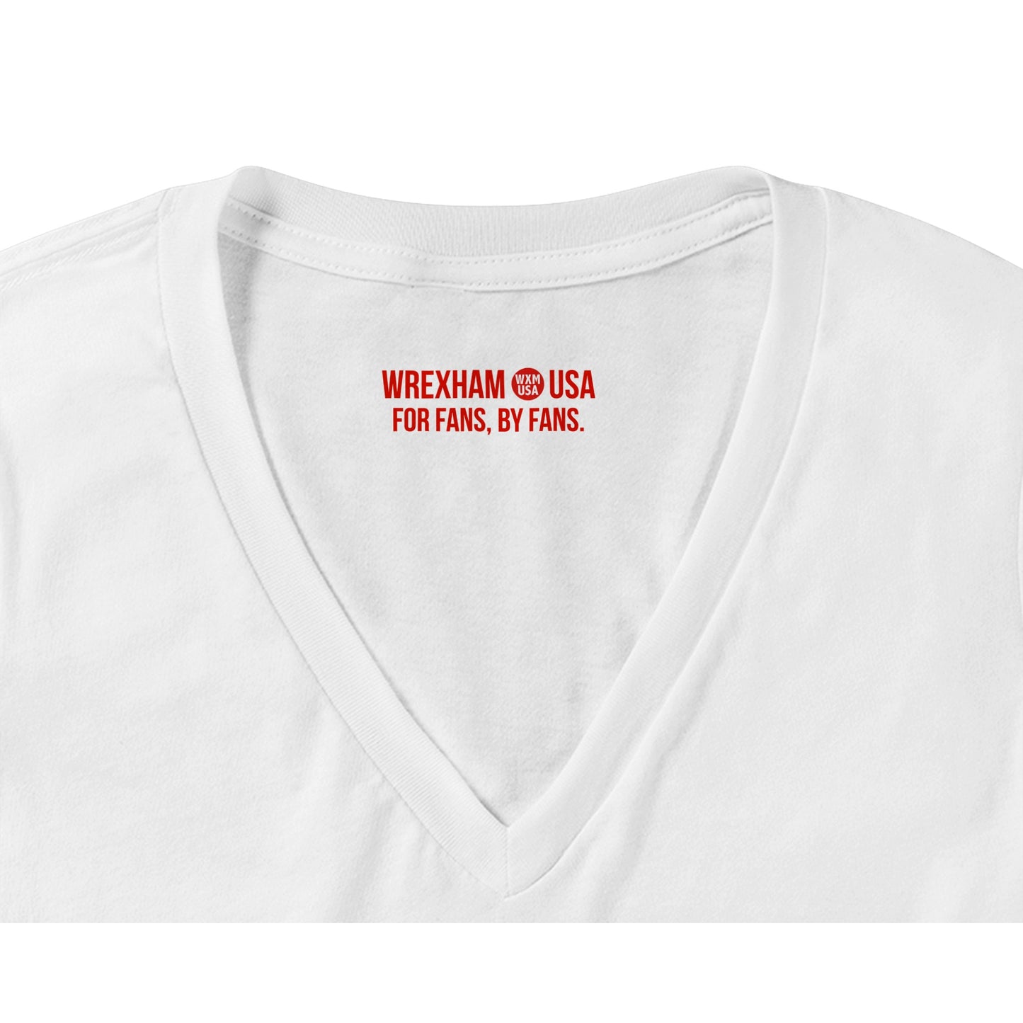 Wrexham Red Dragons Premium Womens V-Neck T-shirt
