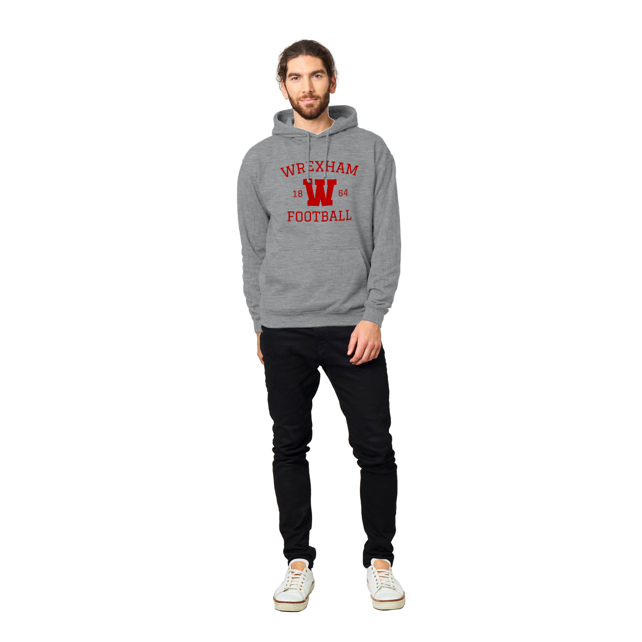 Collegiate "Wrexham Football" Style Premium Unisex Hoodie