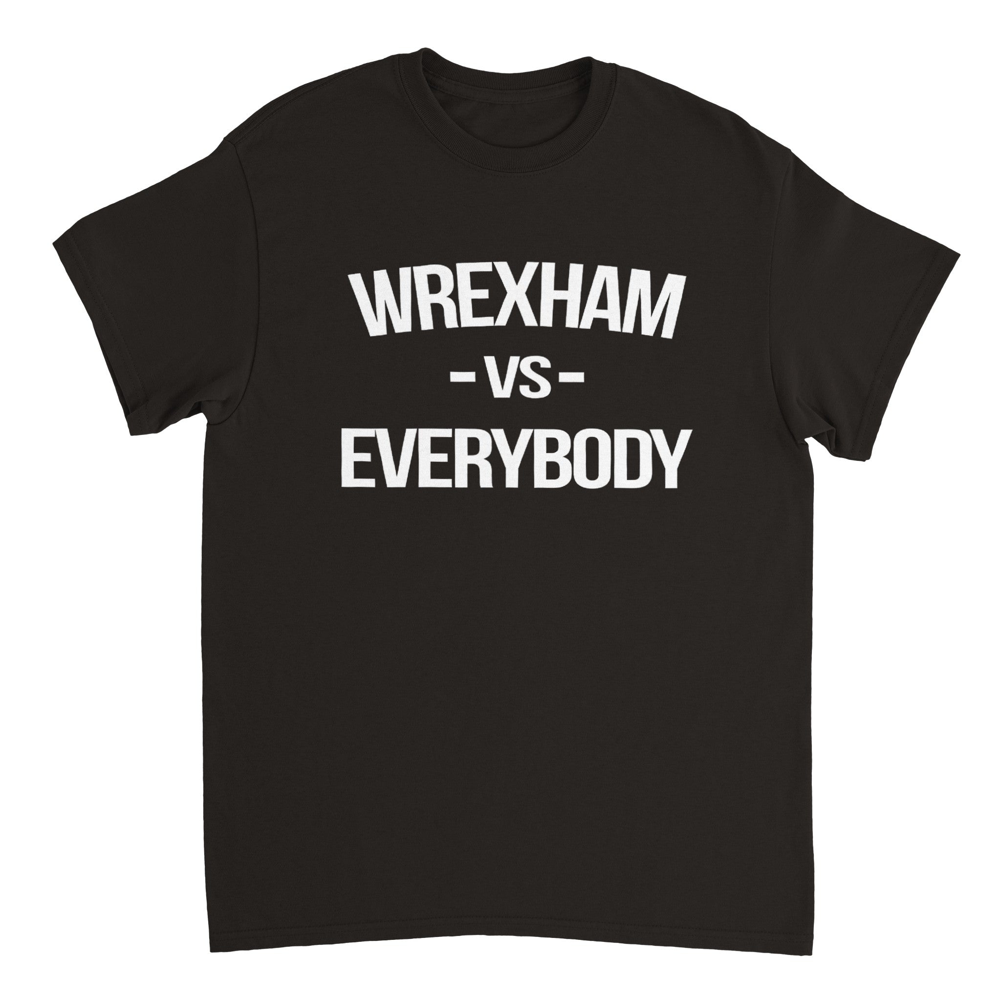 Wrexham vs Everybody, wxm, wrexhamafc, tee, t-shirt, merch, rivals